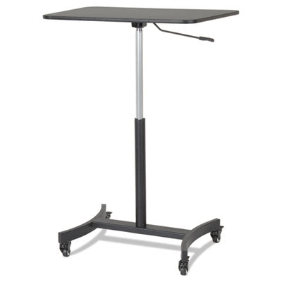 DC500 High Rise Collection Mobile Adjustable Standing Desk, 30.75" x 22" x 29" to 44", Black OrdermeInc OrdermeInc