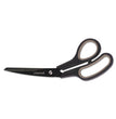 Industrial Carbon Blade Scissors, 8" Long, 3.5" Cut Length, Black/Gray Offset Handle OrdermeInc OrdermeInc