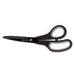 UNIVERSAL OFFICE PRODUCTS Industrial Carbon Blade Scissors, 8" Long, 3.5" Cut Length, Black/Gray Straight Handle - OrdermeInc