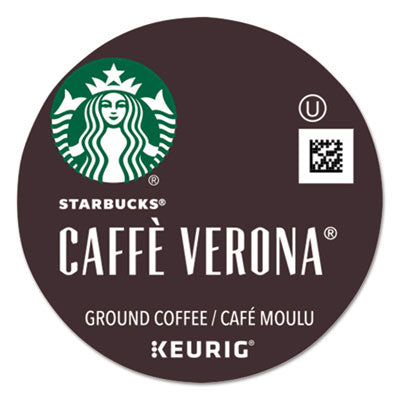 STARBUCKS COFFEE COMPANY Caffe Verona Coffee K-Cups Pack, 24/Box, 4 Boxes/Carton - OrdermeInc