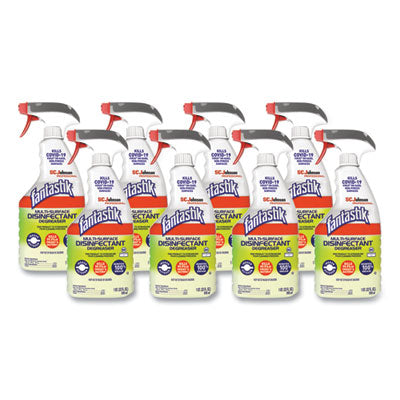 SC JOHNSON Multi-Surface Disinfectant Degreaser, Herbal, 32 oz Spray Bottle, 8/Carton - OrdermeInc