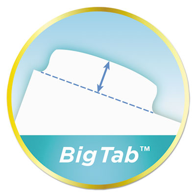 Big Tab Ultralast Plastic Dividers, 8-Tab, 11 x 8.5, Assorted, 1 Set OrdermeInc OrdermeInc