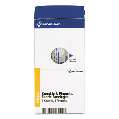 Knuckle and Fingertip Bandages, Sterilized, 5 Knuckle, 5 Fingertip, 10/Box OrdermeInc OrdermeInc