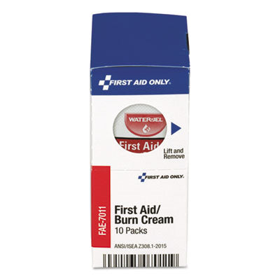 First Aid Only™ SmartCompliance Burn Cream, 0.9 g Packet, 10/Box - OrdermeInc