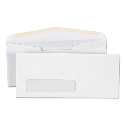 Open-Side Business Envelope, 1 Window, #10, Commercial Flap, Gummed Closure, 4.13 x 9.5, White, 500/Box OrdermeInc OrdermeInc