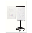 360 Multi-Use Mobile Magnetic Dry Erase Easel, 27 x 41, White Surface, Black Steel Frame OrdermeInc OrdermeInc