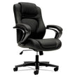 HVL402 Series Executive High-Back Chair, Supports Up to 250 lb, 17" to 21" Seat Height, Black Seat/Back, Iron Gray Base OrdermeInc OrdermeInc