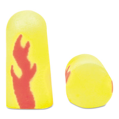 3M™ E-A-Rsoft Blasts Earplugs, Cordless, Foam, Yellow Neon/Red Flame, 200 Pairs/Box OrdermeInc OrdermeInc