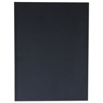 Casebound Hardcover Notebook, 1-Subject, Wide/Legal Rule, Black Cover, (150) 10.25 x 7.63 Sheets OrdermeInc OrdermeInc