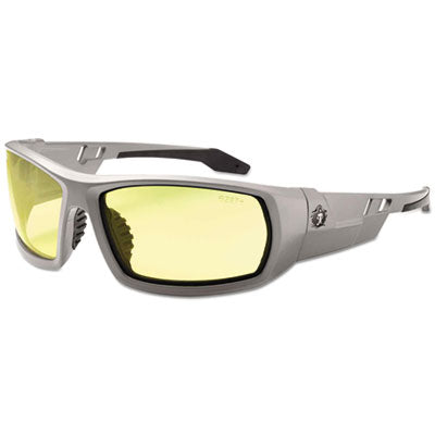 Skullerz Odin Safety Glasses, Gray Frame/Yellow Lens, Nylon/Polycarb OrdermeInc OrdermeInc