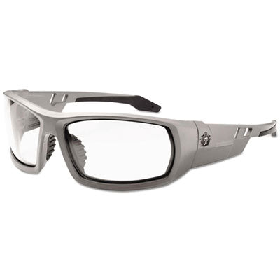 Skullerz Odin Safety Glasses, Gray Frame/Clear Lens, Anti-Fog, Nylon/Polycarb OrdermeInc OrdermeInc