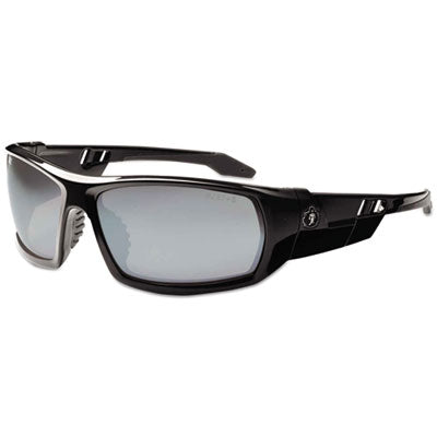 Skullerz Odin Safety Glasses, Black Frame/Silver Lens, Nylon/Polycarb OrdermeInc OrdermeInc