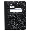 MEAD PRODUCTS Composition Book, Wide/Legal Rule, Black Cover, (100) 9.75 x 7.5 Sheets - OrdermeInc