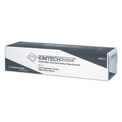 Kimtech™ Precision Wipers, POP-UP Box, 2-Ply, 14.7 x 16.6, Unscented, White, 92/Box, 15 Boxes/Carton - OrdermeInc