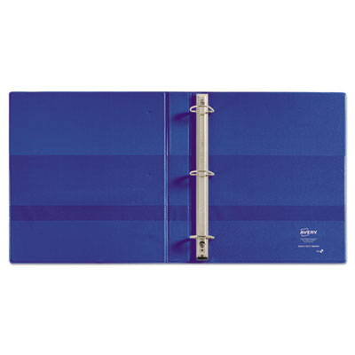 AVERY PRODUCTS CORPORATION Heavy-Duty Non-View Binder with DuraHinge and One Touch EZD Rings, 3 Rings, 1" Capacity, 11 x 8.5, Blue
