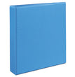 Heavy-Duty Non Stick View Binder with DuraHinge and Slant Rings, 3 Rings, 1.5" Capacity, 11 x 8.5, Light Blue, (5401)