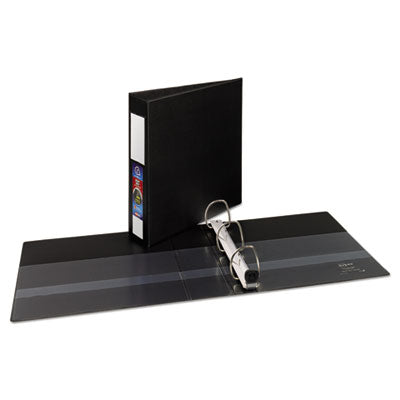 Heavy-Duty Non-View Binder with DuraHinge and One Touch EZD Rings, 3 Rings, 2" Capacity, 11 x 8.5, Black OrdermeInc OrdermeInc