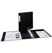 Durable Non-View Binder with DuraHinge and EZD Rings, 3 Rings, 2" Capacity, 11 x 8.5, Black, (8502) OrdermeInc OrdermeInc