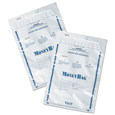 SecurIT® Tamper-Evident Deposit Bag, Plastic, 9 x 12, White, 100/Pack OrdermeInc OrdermeInc