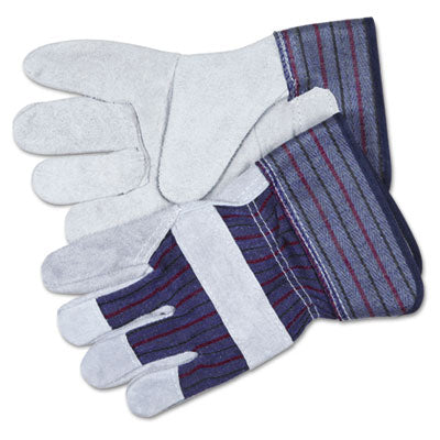 Split Leather Palm Gloves, Large, Gray, Pair OrdermeInc OrdermeInc