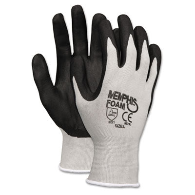 Economy Foam Nitrile Gloves, Small, Gray/Black, 12 Pairs OrdermeInc OrdermeInc