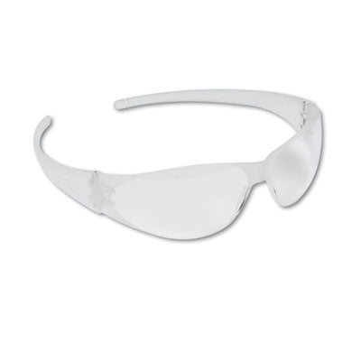 Checkmate Wraparound Safety Glasses, CLR Polycarb Frame, Uncoated CLR Lens, 12/Box OrdermeInc OrdermeInc