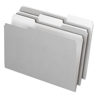 Pendaflex® Interior File Folders, 1/3-Cut Tabs: Assorted, Legal Size, Gray, 100/Box OrdermeInc OrdermeInc