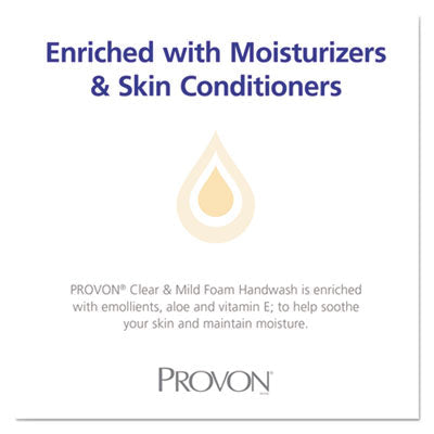 PROVON® Clear and Mild Foam Hand Wash, Unscented, 700 mL Refill, 3/Carton OrdermeInc OrdermeInc