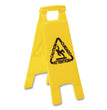 Boardwalk® Site Safety Wet Floor Sign, 2-Sided, 10 x 2 x 26, Yellow OrdermeInc OrdermeInc