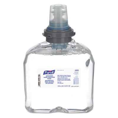 Advanced Hand Sanitizer TFX Refill, Foam 1,200 mL, Unscented OrdermeInc OrdermeInc