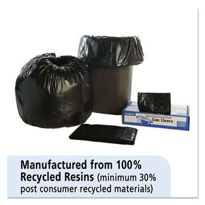Stout® by Envision™ Total Recycled Content Plastic Trash Bags, 33 gal, 1.3 mil, 33" x 40", Brown/Black, 100/Carton OrdermeInc OrdermeInc