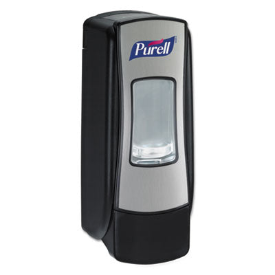 PURELL® ADX-7 Dispenser, 700 mL, 3.75 x 3.5 x 9.75, Chrome/Black - OrdermeInc