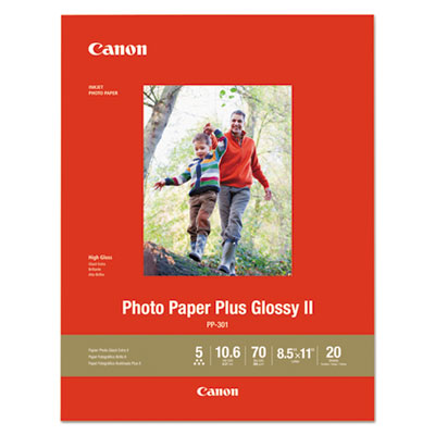 Photo Paper Plus Glossy II, 10.6 mil, 8.5 x 11, Glossy White, 20/Pack OrdermeInc OrdermeInc