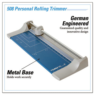 DAHLE U.S.A., INC. Rolling/Rotary Paper Trimmer/Cutter, 7 Sheets, 18" Cut Length, Metal Base, 8.25 x 22.88 - OrdermeInc
