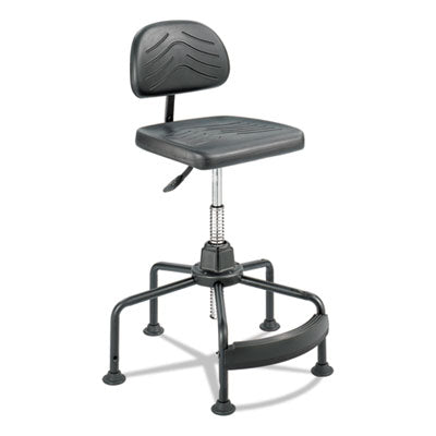 Task Master Economy Industrial Chair, Supports Up to 250 lb, 17" to 35" Seat Height, Black OrdermeInc OrdermeInc