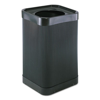 At-Your-Disposal Top-Open Receptacle, 38 gal, Polyethylene, Black OrdermeInc OrdermeInc