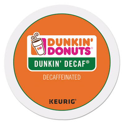 KEURIG DR PEPPER K-Cup Pods, Dunkin' Decaf, 24/Box - OrdermeInc