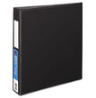 Heavy-Duty Non-View Binder with DuraHinge and One Touch EZD Rings, 3 Rings, 1.5" Capacity, 11 x 8.5, Black OrdermeInc OrdermeInc