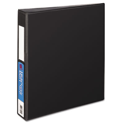 Heavy-Duty Non-View Binder with DuraHinge and One Touch EZD Rings, 3 Rings, 1.5" Capacity, 11 x 8.5, Black OrdermeInc OrdermeInc