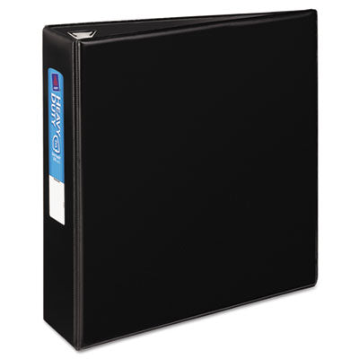 Avery® Heavy-Duty Non-View Binder with DuraHinge and Locking One Touch EZD Rings, 3 Rings, 4" Capacity, 11 x 8.5, Black OrdermeInc OrdermeInc