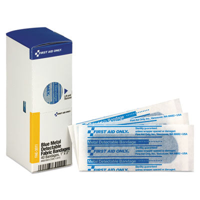 Refill for SmartCompliance General Cabinet, Blue Metal Detectable Bandages, 1 x 3, 40/Box OrdermeInc OrdermeInc