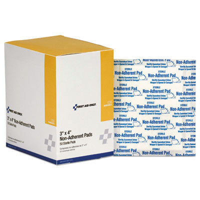 Refill for SmartCompliance General Business Cabinet, Non-Adherent Pads, 3 x 4 ,50/Box OrdermeInc OrdermeInc