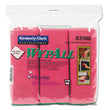 WypAll® Microfiber Cloths, Reusable, 15.75 x 15.75, Red, 6/Pack, 4 Packs/Carton - OrdermeInc