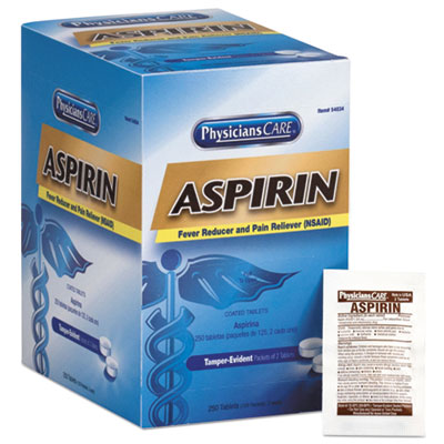 Aspirin Tablets, 250/Box OrdermeInc OrdermeInc