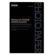 EPSON AMERICA, INC. Professional Media Metallic Gloss Photo Paper, 5.5 mil, 13 x 19, White, 25/Pack - OrdermeInc