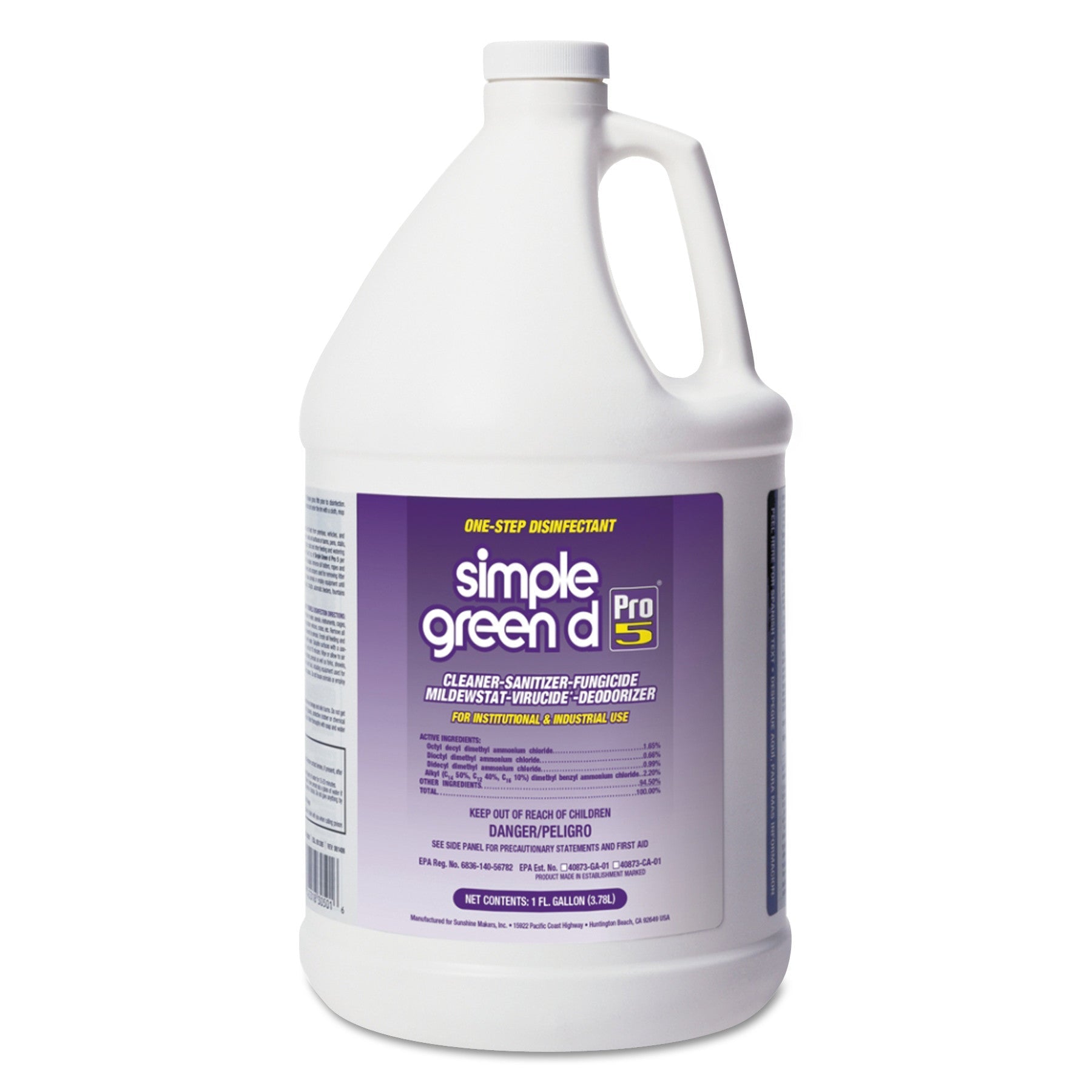 d Pro 5 Disinfectant, 1 gal Bottle - OrderMe