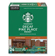 KEURIG DR PEPPER Pike Place Decaf Coffee K-Cups Pack, 24/Box - OrdermeInc