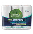 SEVENTH GENERATION 100% Recycled Paper Kitchen Towel Rolls, 2-Ply, 11 x 5.4, 140 Sheets/Roll, 6 Rolls/Pack - OrdermeInc