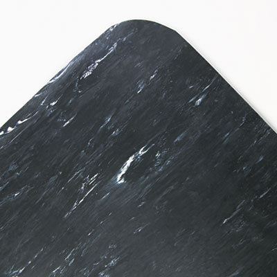 Cushion-Step Surface Mat, 36 x 60, Spiffy Vinyl, Black OrdermeInc OrdermeInc