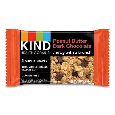 KIND Healthy Grains Bar, Peanut Butter Dark Chocolate, 1.2 oz, 12/Box OrdermeInc OrdermeInc